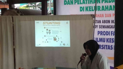 Pemberdayaan Masyarakat Sosialisasi Stunting Serta Pendampingan Fruiten Melon Permen Lunak MT Annisa Manisrejo Madiun