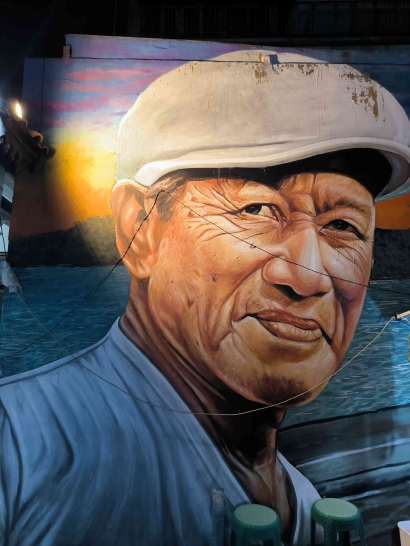 Karya Seni di jalan Gatot Subroto Solo : Mural di Kota Budaya Ini Menjadikan Ikon Utama Pengunjung dari Luar Daerah bahkan Luar Negeri