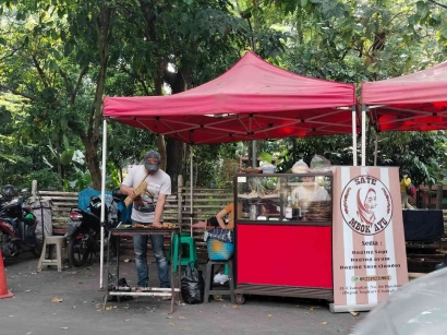Makanan Unik Khasnya Bandung, Sate Jando Mbok Ayu