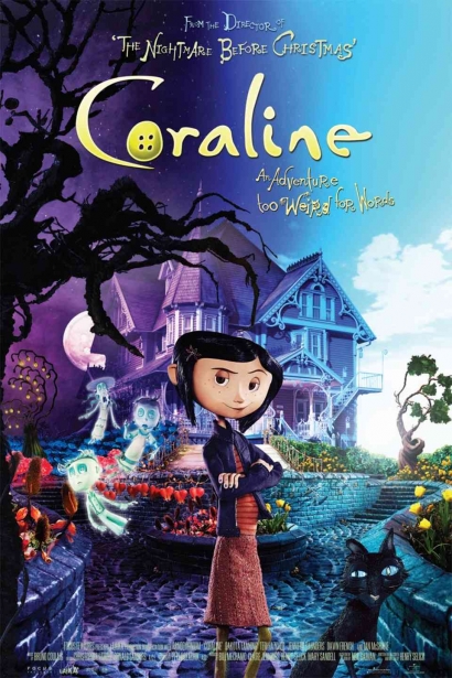 [Sabtu Nonton] Coraline (2009): Ibu Impianmu, Bermata Kancing!