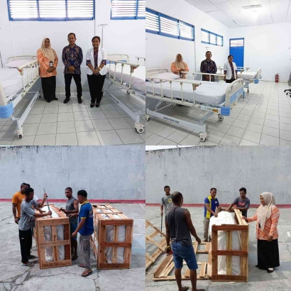 Klinik Rutan Masohi Terima Hibah Bantuan Alkes dari Dinkes Malteng