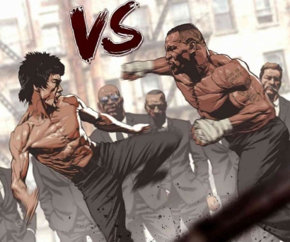 Ketika Legenda Bertemu: Fantasi Duel antara Bruce Lee dan Mike Tyson