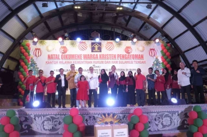 Kepala LPKA Palu Menjadi Ketua Panitia Perayaan Natal WKP KANWILKEMENKUMHAM Sulteng Tahun 2023