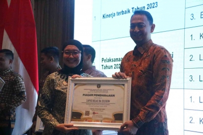 Lapas Cilegon Kembali Raih Penghargaan Prestisius sebagai Publikasi Terbaik di Wilayah Kanwil Banten