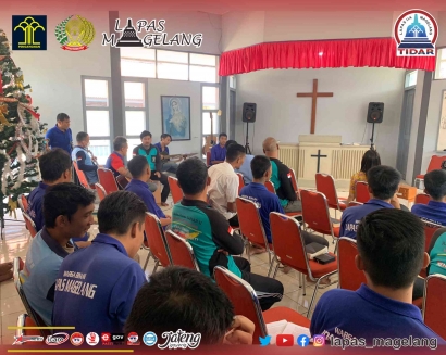 Sinergi Rohani, Ibadah Gereja Bersama Kementerian Agama di Lapas Magelang