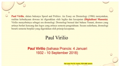 Paul Virilo Teknologi dan Kecepatan (1)