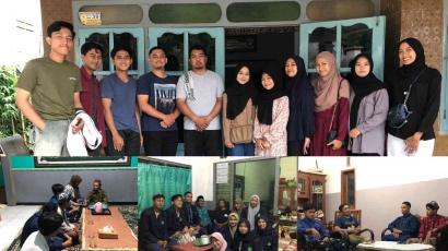 Bersama Perangkat Desa Kelompok KKM 221 Mengenal Masyarakat dan Budaya Lokal Dusun Petungpapak