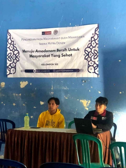 Sosialisasi Pengolahan Sampah Desa Amadanom oleh Mahasiswa Universitas Muhammadiyah Malang