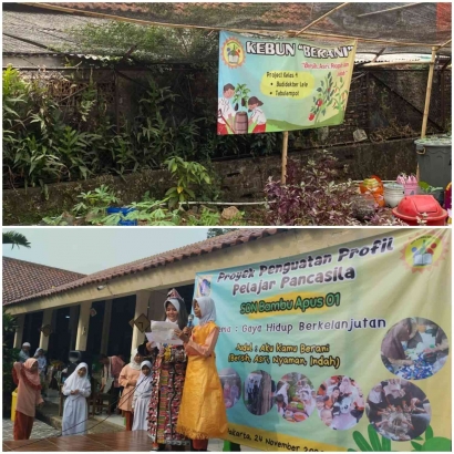 Project P5 "Kebun Berani" TABULAMPOT di SD Negeri Bambu Apus 01 Jakarta Timur