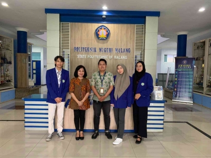 Tiga Mahasiswa Universitas Negeri Malang Lakukan Magang di Kearsipan Politeknik Negeri Malang