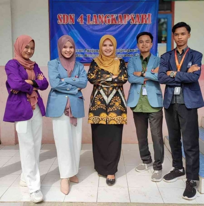 Mahasiswa UPI Kuatkan Program Literasi dan Numerasi di SDN 4 Langkapsari, Banjaranyar, Kabupaten Ciamis