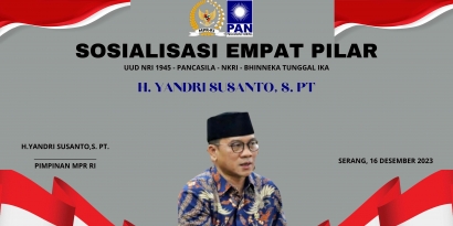 Yandri Susanto Gelar Sosialisasi Empat Pilar di Banjaragung & Banjarsari