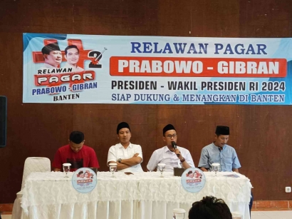 Ratusan Pemuda Serang Banten Deklarasi Dukung Prabowo-Gibran Jadi Presiden 2024
