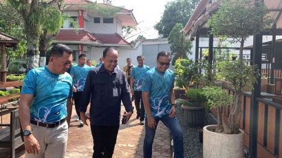 Pantau Kondisi Keamanan, Direktur Pengamanan Lakukan Monev di Lapas Semarang