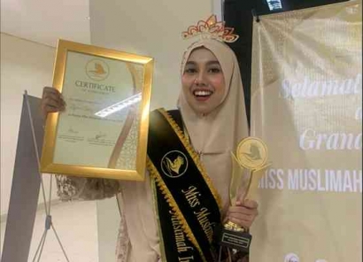 Mahasiswa KPI Universitas Muhammadiyah Bandung Torehkan Prestasi di Ajang Miss Muslimah