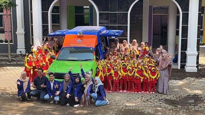 KB-RA Ar-Rohmah Menggandeng Perpustakaan Keliling Kabupaten Malang