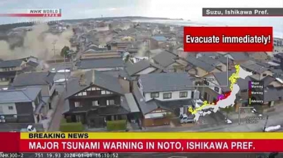 Gempa Berkekuatan 7,6 Magnitudo Guncang Jepang, Pemerintah Beri Peringatan Tsunami