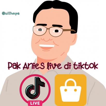 Pak Anies Live Tiktok Sampai Googling Arti Etalase