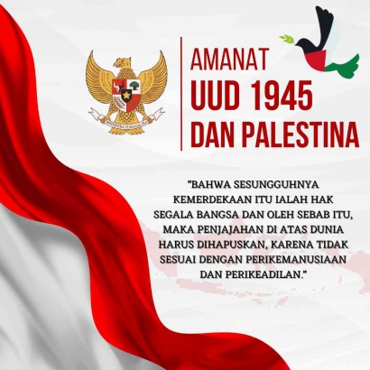Amanat UUD 1945 dan Palestina