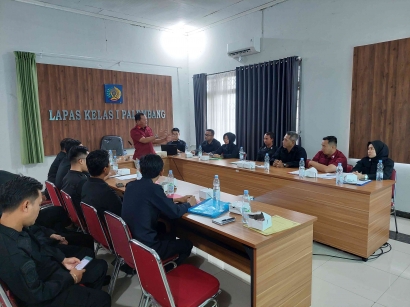 Sinergikan Target Kinerja dan SKP Pegawai, Kalapas Palembang Gelar Rapat di Jajaran Tata Usaha