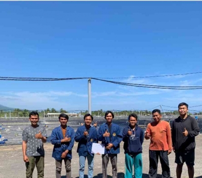 Mahasiswa Program Studi Budidaya Perairan Unram Laksanakan MBKM di Tambak Udang Intensif Kabupaten Lombok Timur