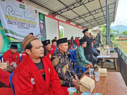 Ratusan Pesilat Pagar Nusa GASMI Wonogiri Gelar Longmarch dan Sabung Persahabatan