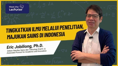Eric Jobiliong, Dosen UPH Berkomitmen Majukan Sains di Indonesia