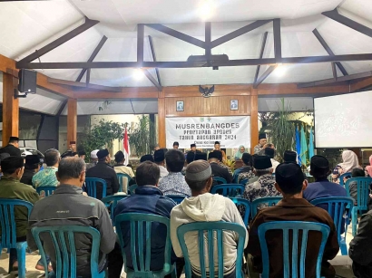Malam Kebersamaan di Balai Desa Kalisongo: Persetujuan Anggaran Desa untuk Tahun Anggaran 2024