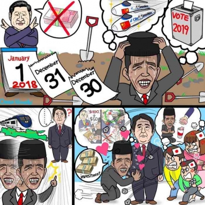 Komikus Jepang Sujud Minta Maaf ke Indonesia dan Presiden Jokowi