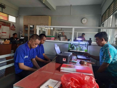 Polresta Magelang Periksa Tahanan di Lapas Magelang