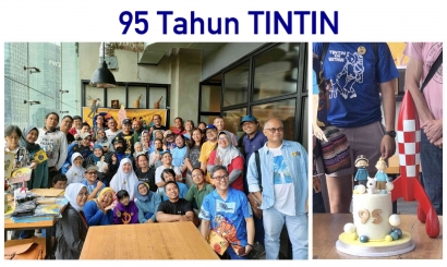 95 Tahun Tintin Dirayakan Meriah di Jakarta