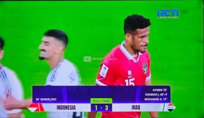 Beri Perlawanan Sepadan, Timnas Sepakbola Indonesia Kalah Terhormat dari Irak