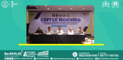 Kepala Bareta Menghadiri Coffee Morning Tim Asesmen Terpadu Kota Samarinda 
