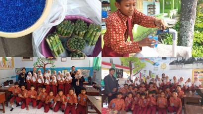 KKM Desa Talangsuko: Inovasi Menanam Bambu Air untuk Pendidikan Lingkungan di SDN 1 Talangsuko