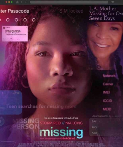 Resensi Film Missing (2023), Pengalaman Misteri Penuh Plot Twist