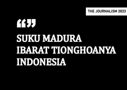 Suku Madura Ibarat Tionghoanya Indonesia