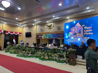 Lapas Martapura Ikuti Rapat Paripurna ke-47 DPRD Kabupaten OKU Timur Tahun 2024