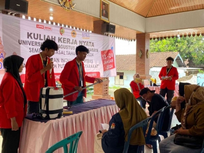 Sosialisasi Pembuatan TTG Penyiram Pupuk Cair di Desa Padi Kecamatan Gondang