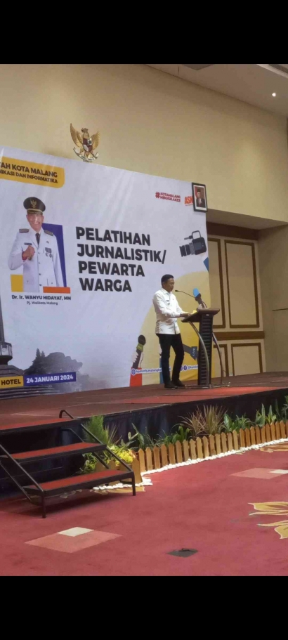 Diskominfo Kota Malang Menggelar Pelatihan Jurnalistik