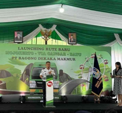 PO Bagong Transport Resmi Launching Rute Baru Mojokerto-Batu (Via Cangar)