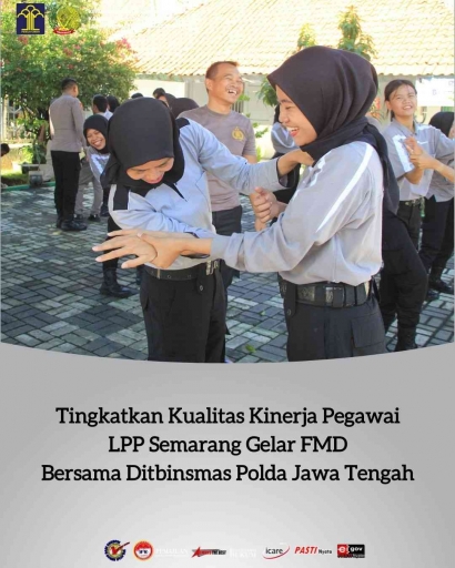 Tingkatkan Kualitas Kinerja Pegawai LPP Semarang Gelar FMD Bersama Ditbinmas Polda Jawa Tengah