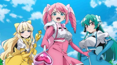 Review Anime Gushing over Magical Girls
