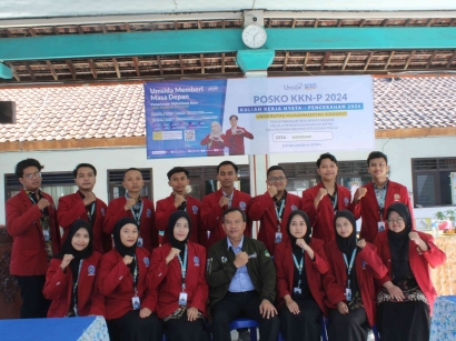 Kegiatan Pembukaan KKN P 2024 - Kelompok 49 Universitas Muhammadiyah Sidoarjo di Desa Wonosari Kecamatan Ngoro Kabupaten Mojokerto
