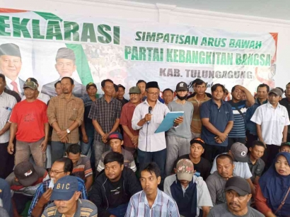 Gebrakan Spektakuler: Simpatisan PKB Deklarasi Dukungan untuk Prabowo-Gibran Satu Putaran di Tulungagung