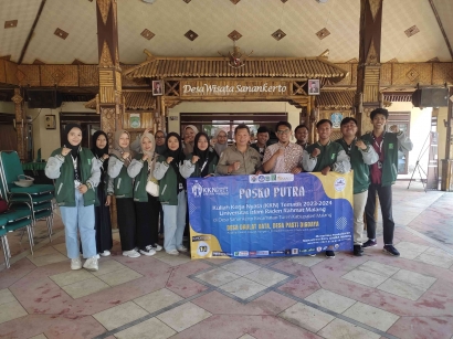 Mahasiswa KKN-T UNIRA Malang Berkolaborasi dengan POKDARWIS untuk mengembangkan Potensi Desa Wisata Sanankerto Turen