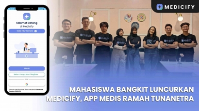 Beri Solusi Akses Informasi Medis Ramah Tunanetra, Mahasiswa Bangkit Luncurkan Medicify