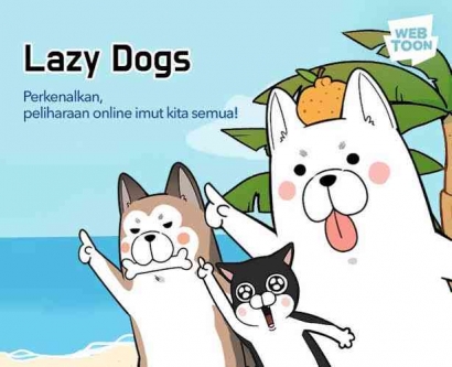 Lazy Dogs, Komik tentang Memelihara Kucing dan Anjing yang Menggemaskan