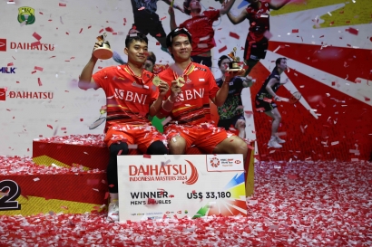 Menakjubkan! Leo Rolly Carnando/Daniel Marthin Juara Ganda Putra Daihatsu Indonesia Masters 2024