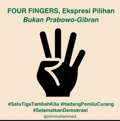 Salam 4 Jari: Gerakan Berbeda di Dunia Politik Indonesia