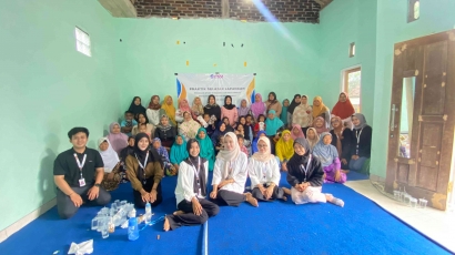 Penyuluhan tentang Penyakit Diare Serta Demonstrasi CTPS dan Pemilahan Sampah oleh Mahasiswa PBL -14 FKM UNIMUS di Dusun Slagen, Kab.Temanggung